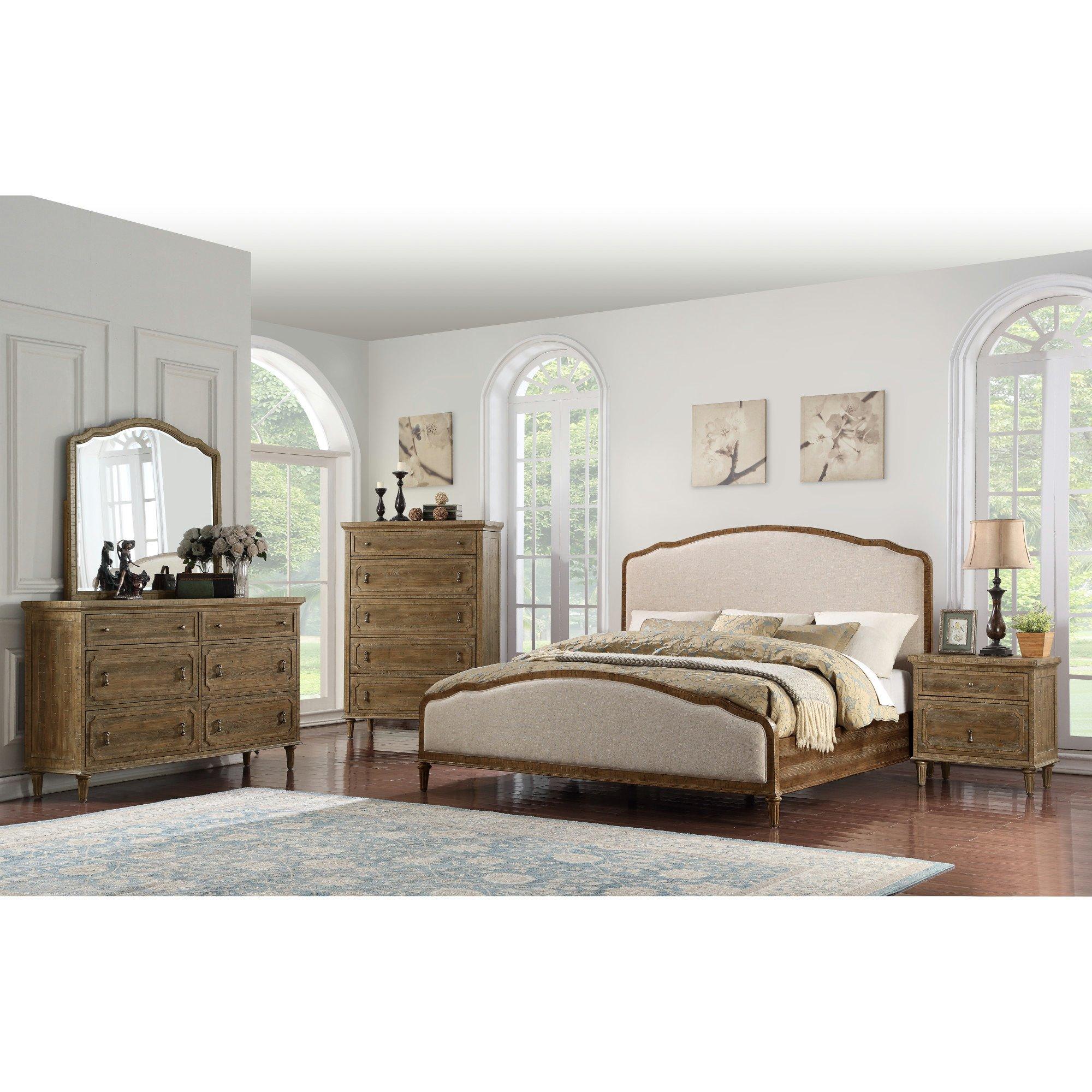 Rent to Own Emerald Home Furnishings 7 Piece Interlude King Bedroom
